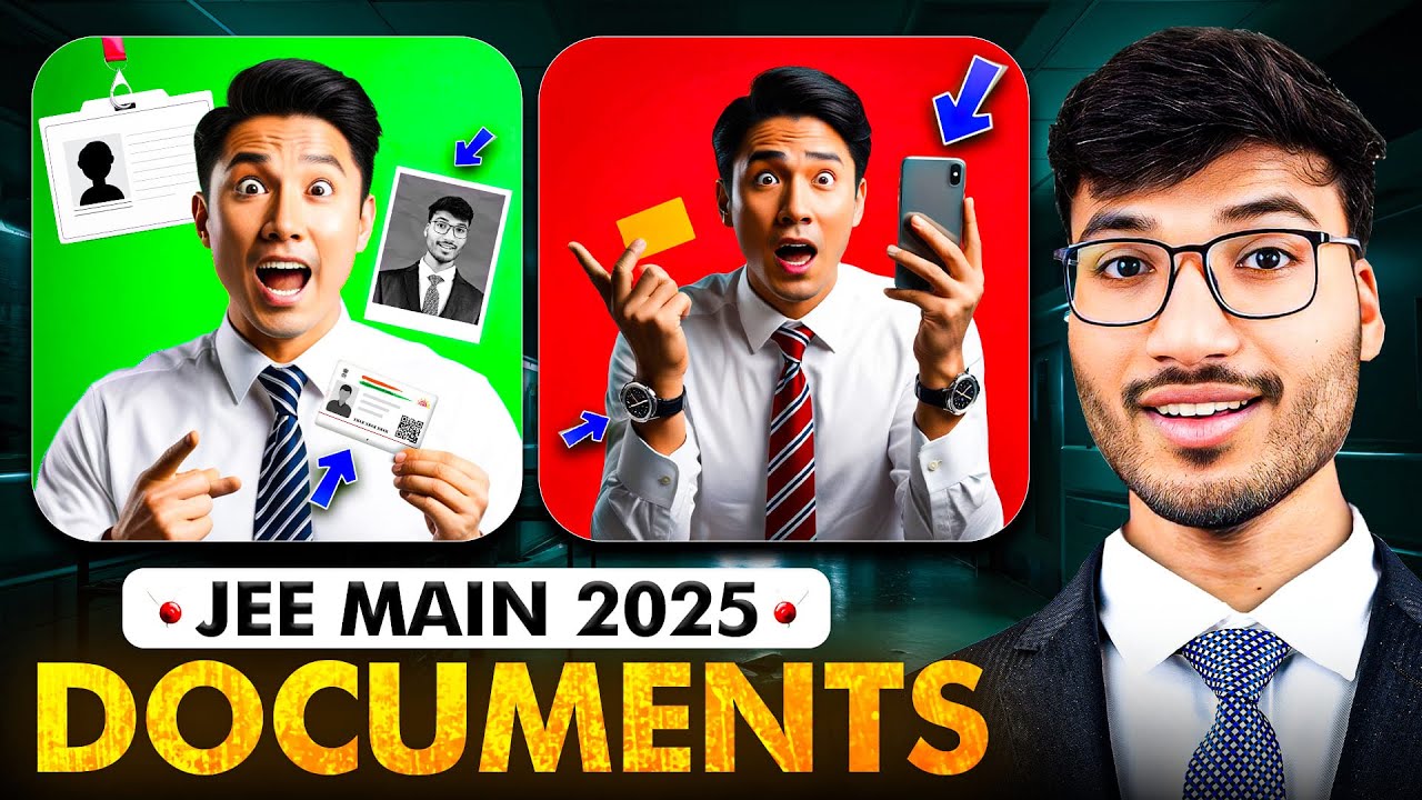 All DOCUMENTS Required at JEE Main Exam Centre 📝| Dress Code? | JEE 2025