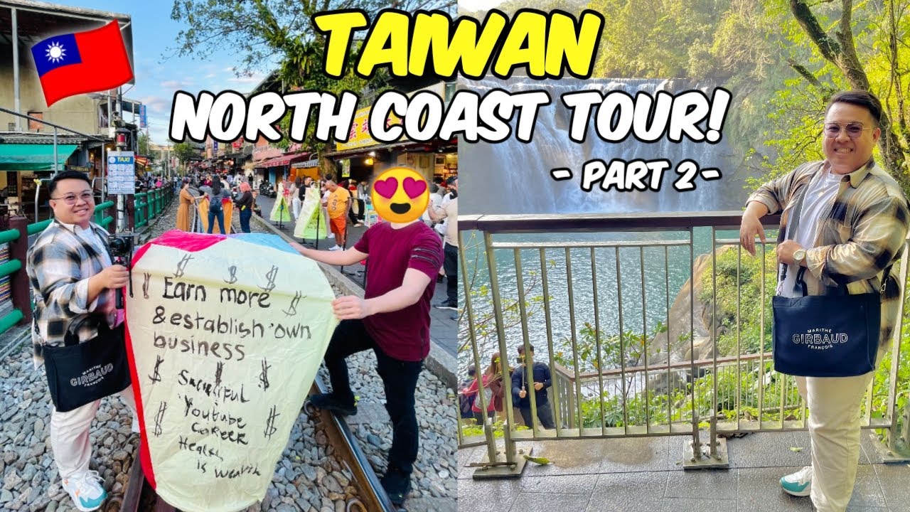 Taiwan Vlog: Shifen Waterfall + Pingxi Sky Lantern Experience! 🇹🇼  | JM BANQUICIO