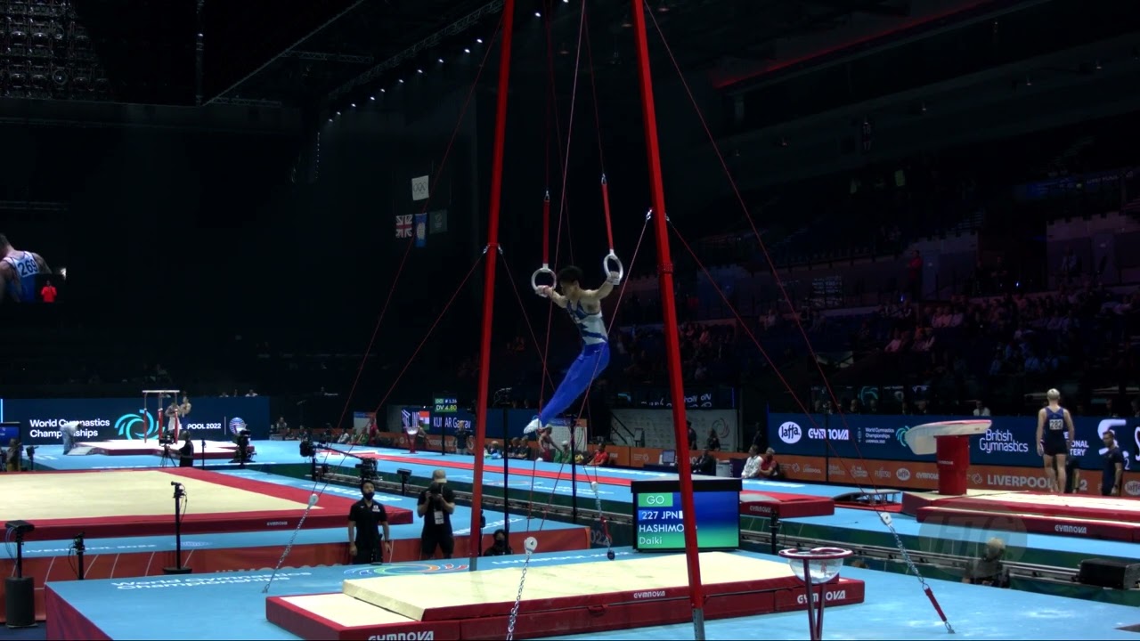 HASHIMOTO Daiki (JPN) - 2022 Artistic Worlds, Liverpool (GBR) - Qualifications Rings