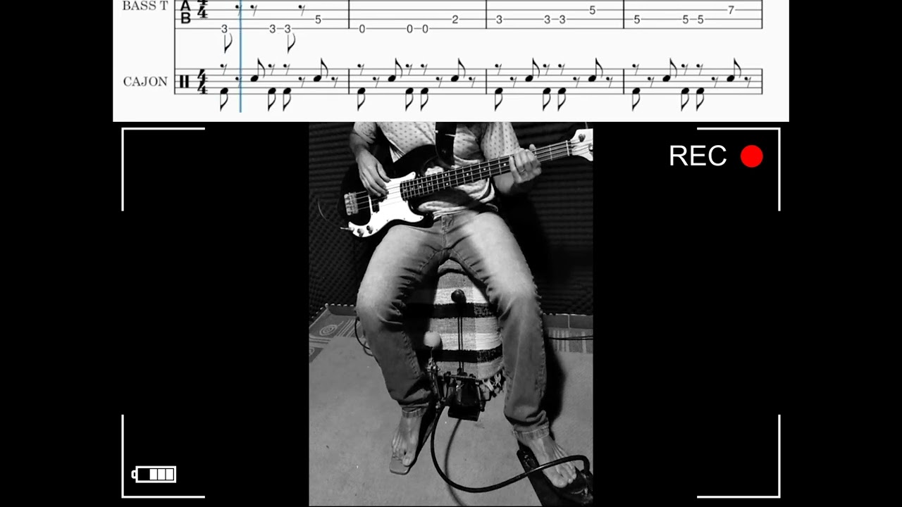 Last Kiss: Pearl Jam (CAJON & BASS with TAB)