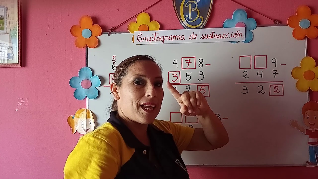 CRIPTOGRAMA DE SUSTRACCIÓN