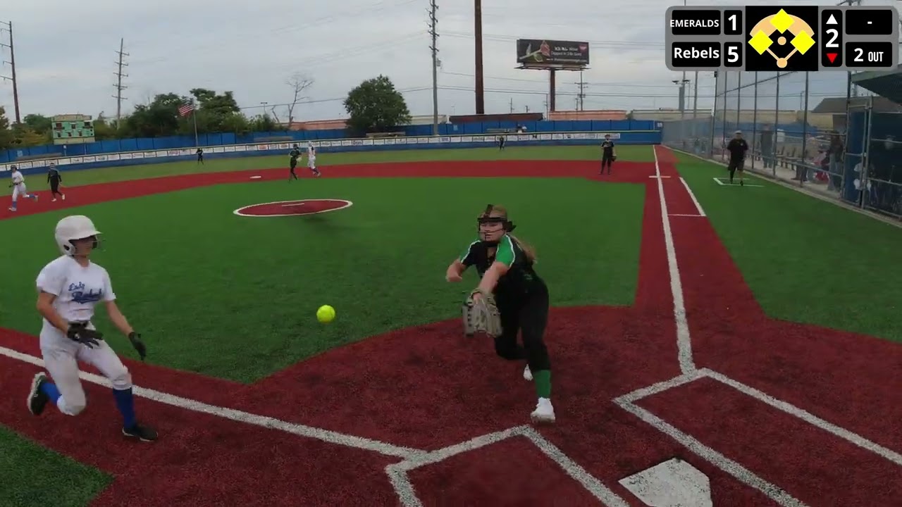 9/16/23 SUMMIT LADY REBELS VS ELMHURST EMERALDS  Ruby Park Melrose Park Softball League 14U