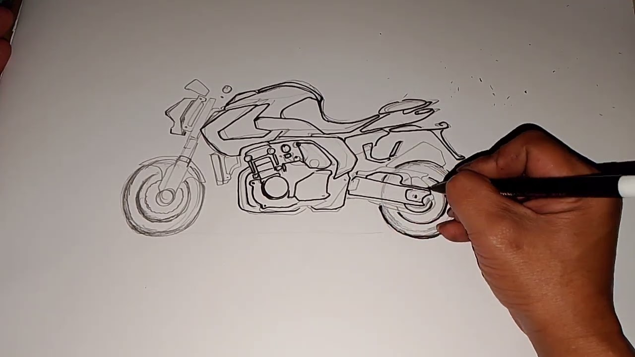 NSF 600S Drawing Motorcycle Design New Naked Bike Consept 600cc 2026@Abinarizachannel