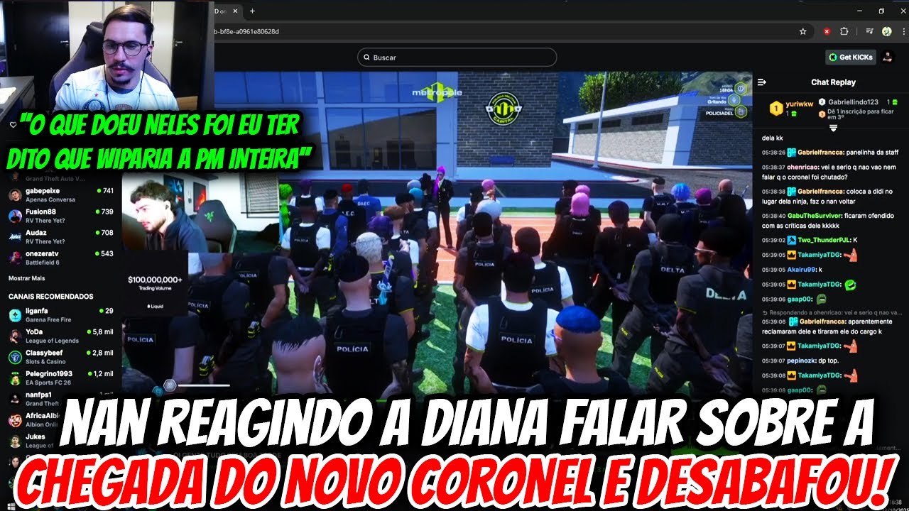 NAN REAGINDO DIANA FALAR SOBRE A CHEGADA DO NOVO CORONEL E DESABAFOU TUDO!!!!