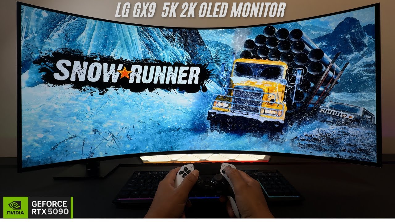 SnowRunner PC RTX5090 Gameplay With LG 45GX950A-B  UltraGear 45