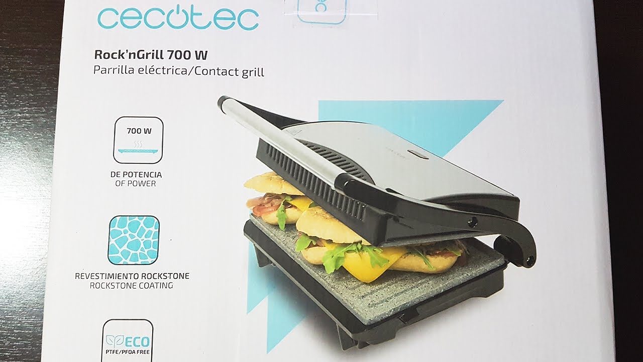 Parrilla eléctrica Cecotec Rock'n Grill ⭐ Buena compra para tu cocina