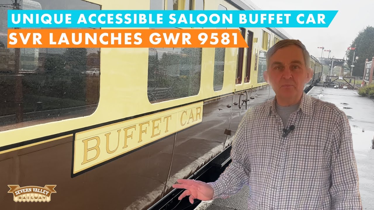 Запуск GWR 9581, уникального доступного вагона-ресторана
