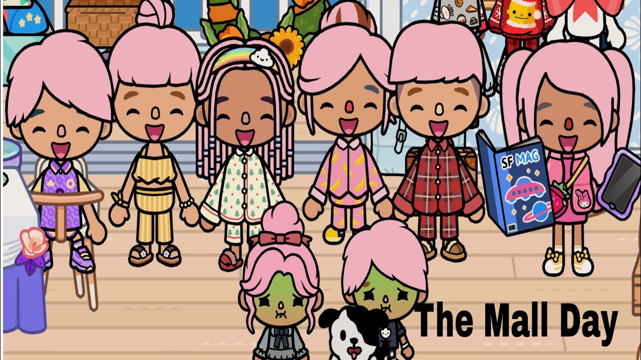 Toca Boca with voice” “The Mall Day”