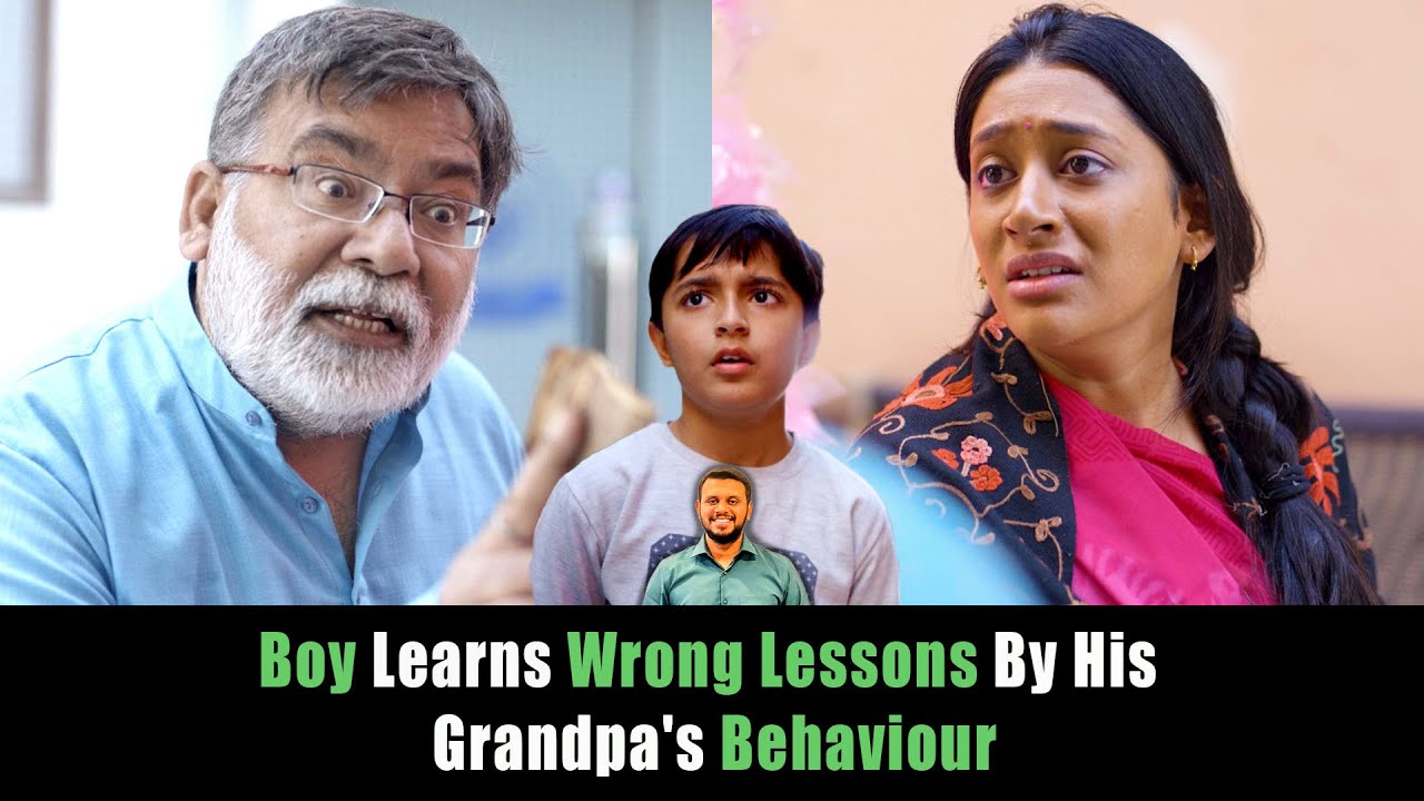 Boy Learns Wrong Lessons By His Grandpa's Behaviour | Nijo Jonson