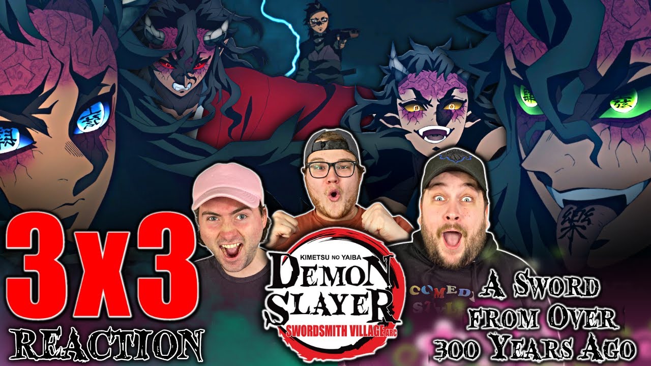 NICHIRIN DOUBLE-BARRELED SHOTGUN!!!! DEMON SLAYER REACTION | 3x3 | 