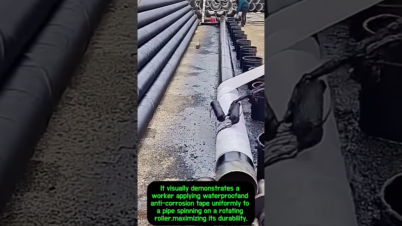 The Anti-Rust Secret Behind Every Major Pipeline #manufacturing #engineering