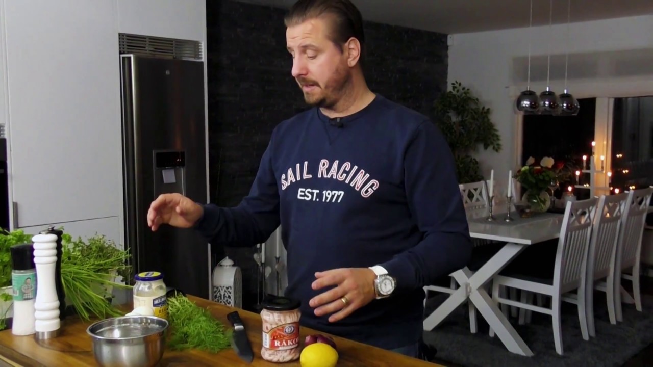 Gillis skagenröra på ägghalva