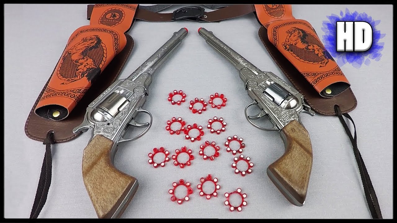 ✓ Ger&ccedil;ek&ccedil;i Metal Oyuncak Silahlar Kaps&uuml;ll&uuml; - Kovboy Seti - Sam's Toys