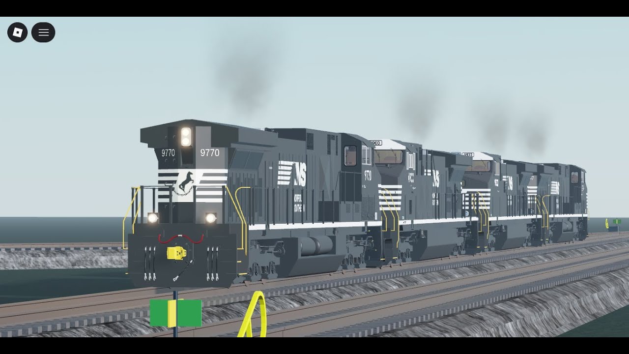 Brand New Norfolk Southern Locomotives Test Simpsons Yard