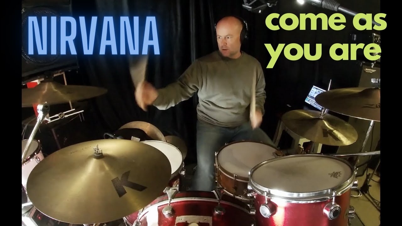 'Come As You Are' - Nirvana | Drum Cover | 3 - mic setup | Moises removed Original Drum Part