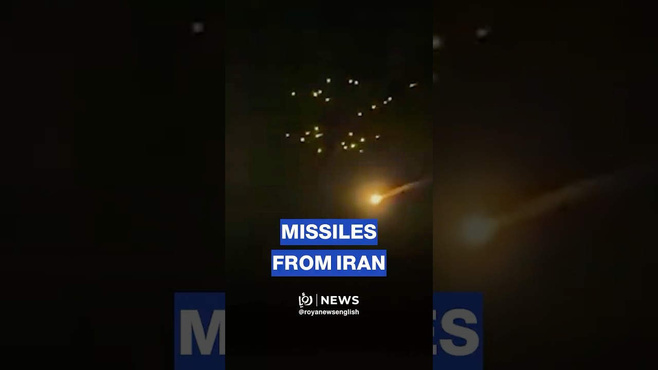 Iranian missiles seen in skies over ‘Israel’
