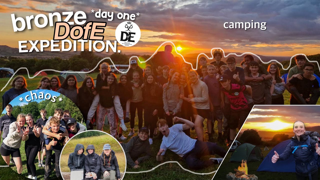 🪵 bronze DofE EXPEDITION vlog 🏕️ day1’ | *camping, hiking, pure chaos, it rained a lot..*