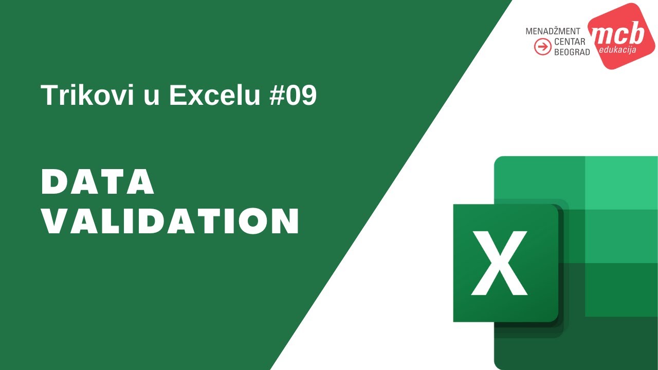 Trikovi u Excelu #09: DATA VALIDATION