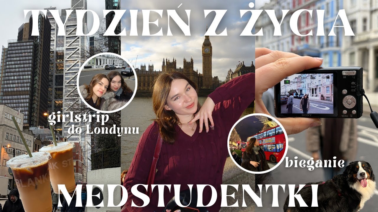TYDZIEŃ Z ŻYCIA MEDSTUDENTKI 🎀✨✈️ *girlstrip, bieganie i seriale*