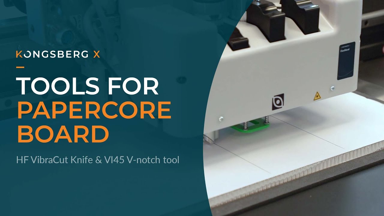 Tooling for Kongsberg X: the High-Frequency VibraCut & VI45 V-notch tools