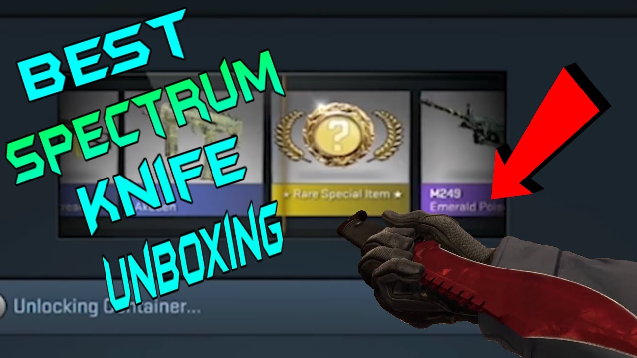 BEST SPECTRUM KNIFE OPENING! (CS:GO Spectrum Knife Unboxing)