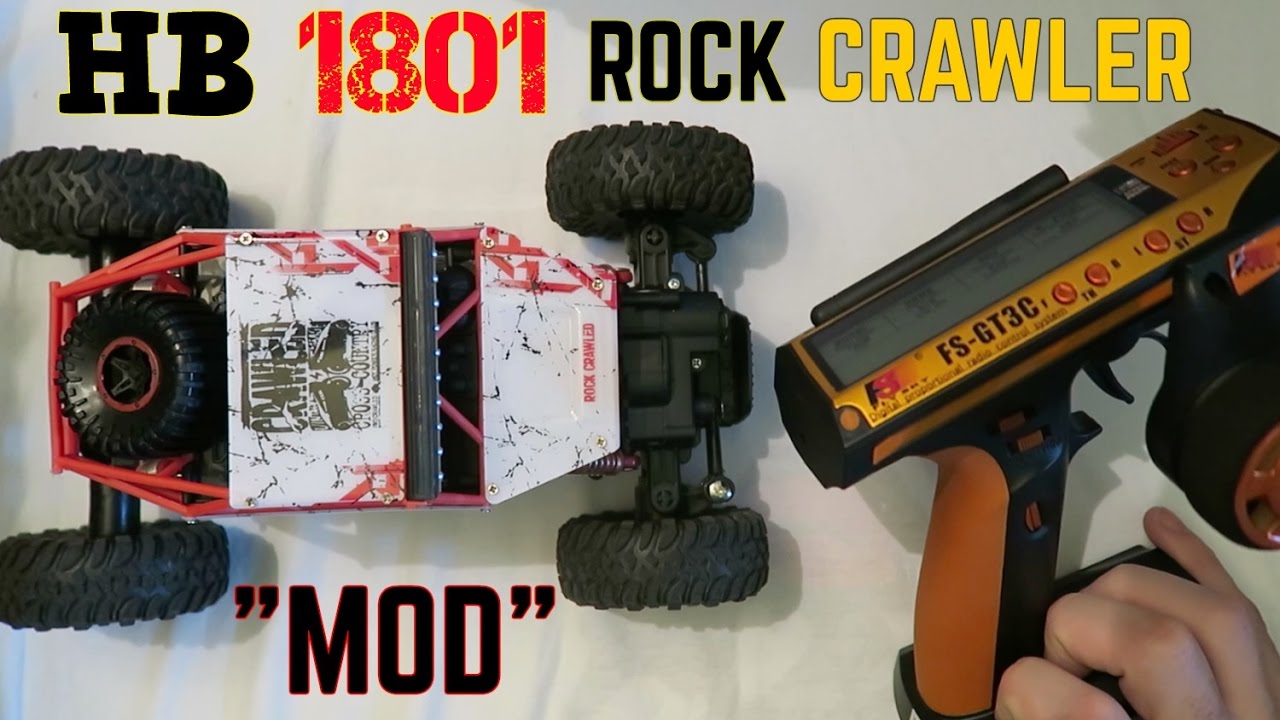 HB 1801 CONQUEROR [ MOD UPDATE ] New ESC + RX + Metal Servo 4x4 Rock Crawler @ SongoLand