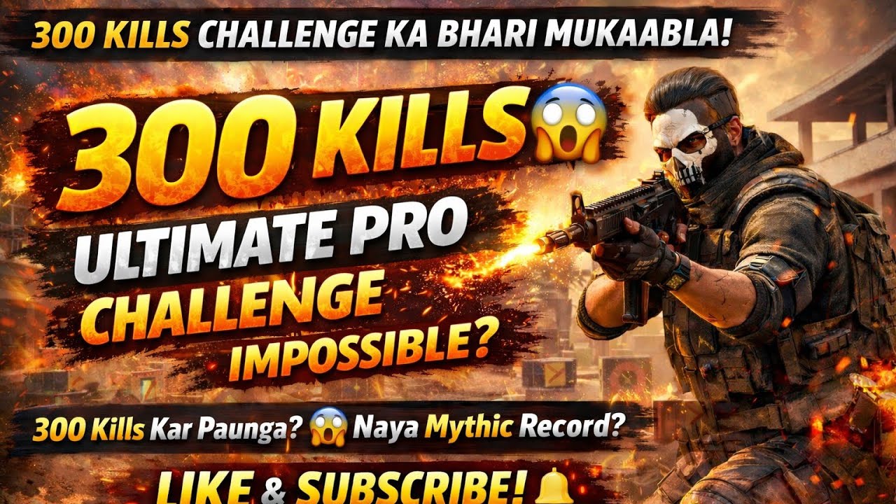 Kya 300 Kills Possible Hai? 😱 Ultimate Pro Challenge