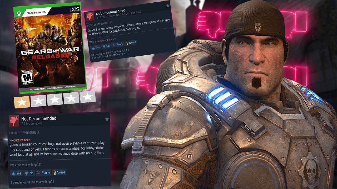 Gears Of War Reloaded Is VERY LAZY AND A WASTE OF MONEY