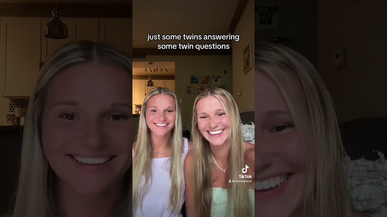 Identical twin questions #identicaltwins