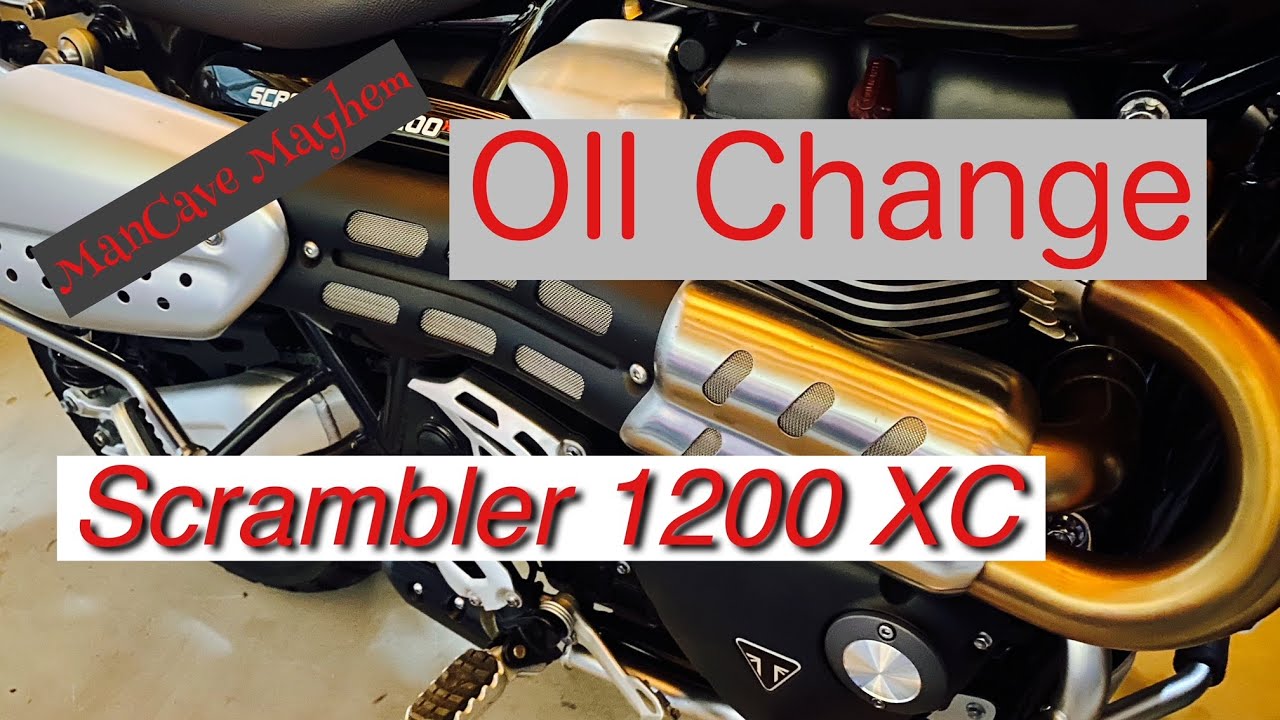 Triumph Scrambler  1200 XC Oil Change