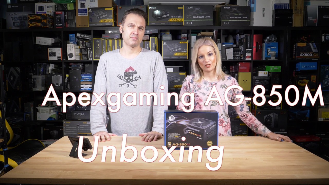 Apexgaming AG-850M Power Supply Unboxing