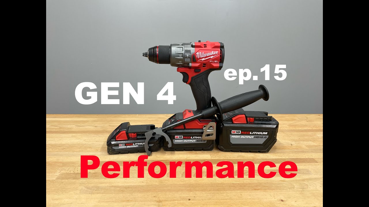 Milwaukee GEN 4 M18 FUEL 1/2 inch hammer drill review | 2904-20 | drills ep.15 | gen3 vs gen4