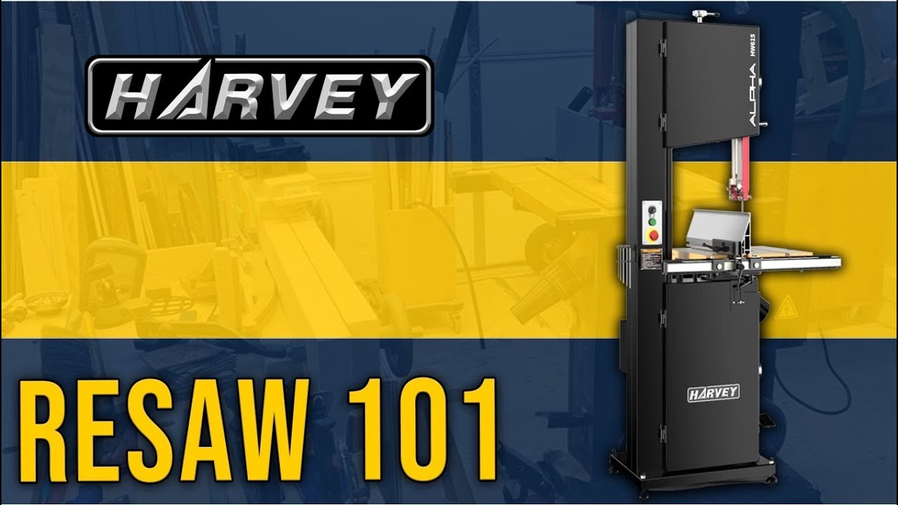 Harvey Alpha Bandsaw Resaw Tips from @sedgetool
