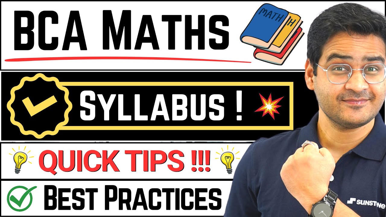 💥BCA Maths Hoga Easy🤩 BCA Maths Full Syllabus, Tips, Exam Prep! #BCA #BCAMaths #BCASyllabus #viral