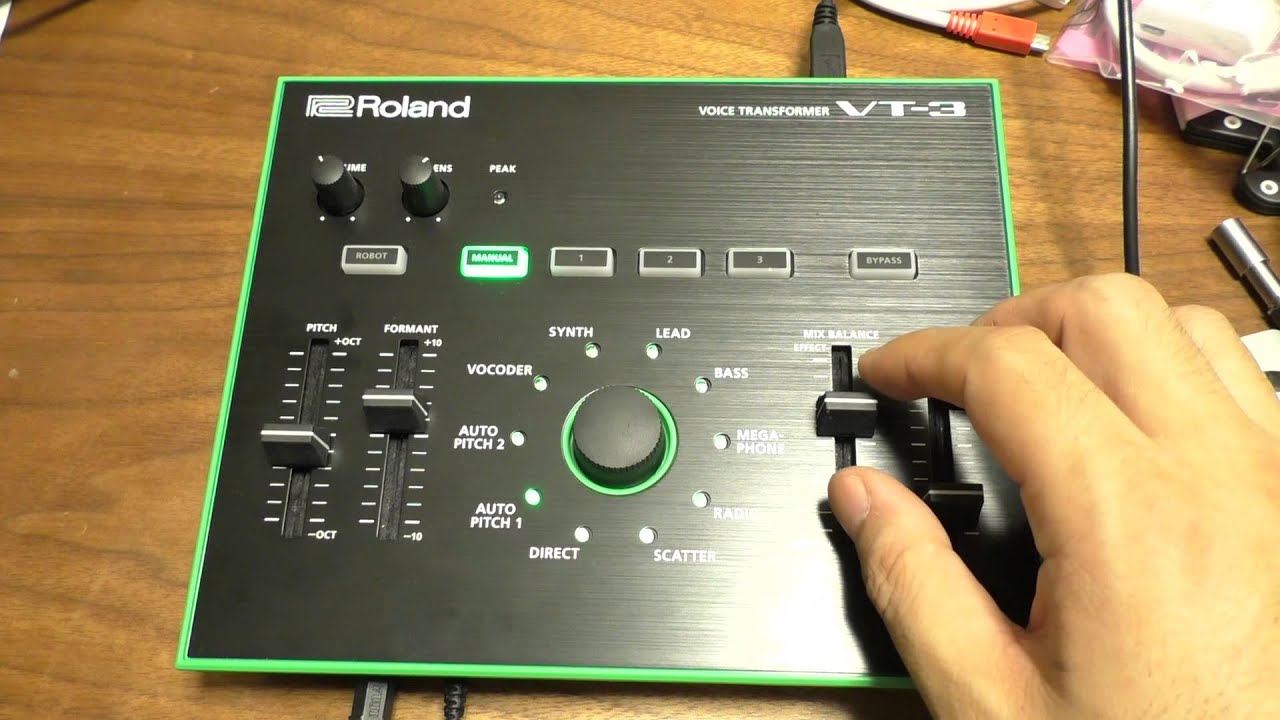 Roland AIRA VT-3 ボイストランスフォーマー, ヴォコーダー, ロボットボイス搭載のUSBオーディオインターフェイス