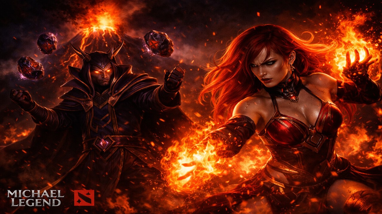 Dota 1' 🔮 Invoker vs Lina 🔥 | Full Game Analysis 🎯 اشتباهات و حرکت‌های درست (Part 123)