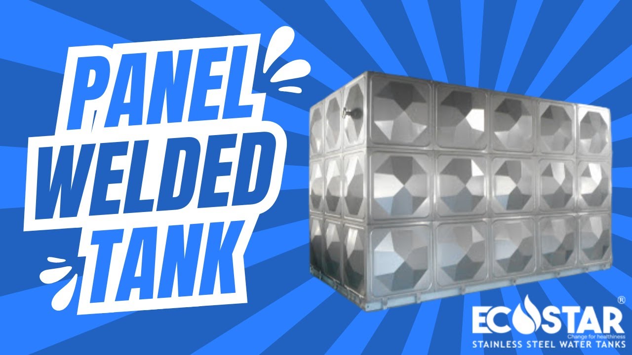 Ecostar Stainless Steel Welded Water Tank  | Durable, Hygienic and Customizable |Madhavan Industries