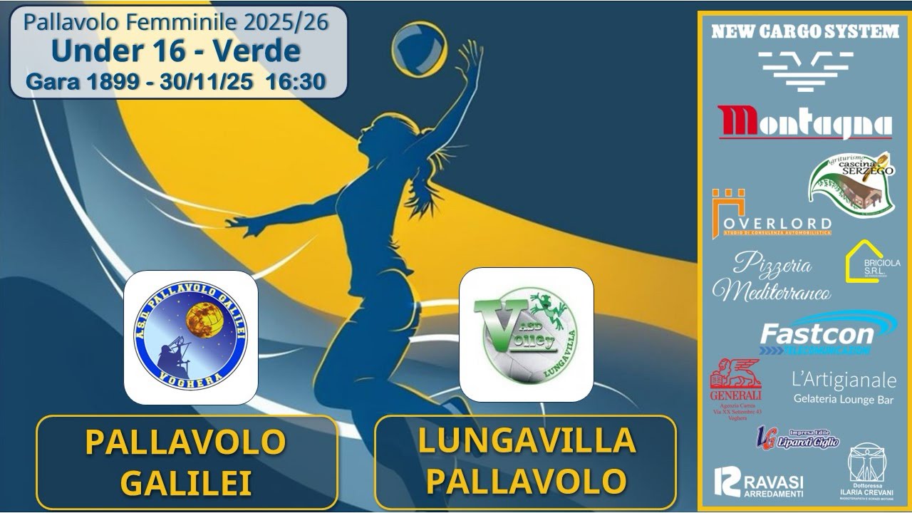 Under 16 - Pallavolo Galilei vs Lungavilla - 30/11/2025
