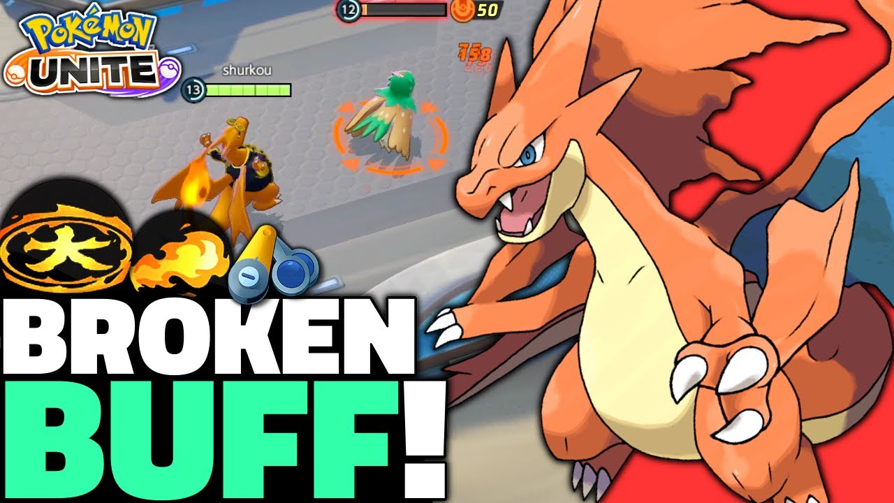 Pokémon Unite Charizard BUFF Is BROKEN On New Patch!😳 (Best Build Guide & Master Gameplay)
