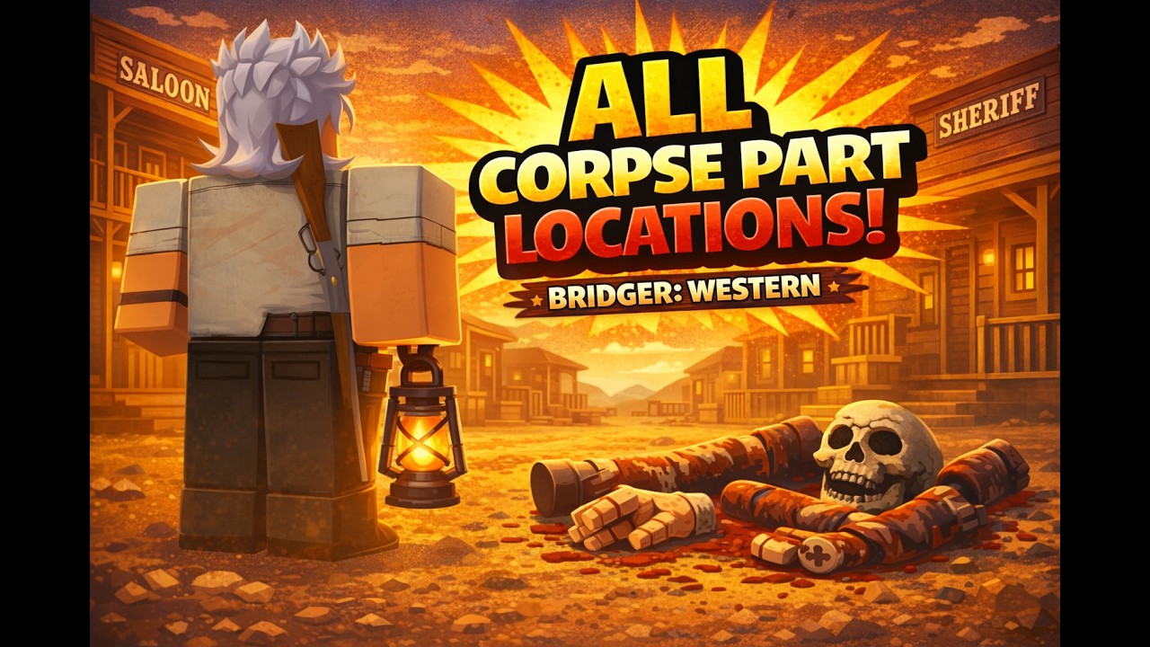 ALL CORPSE PART LOCATIONS BRIDGER WESTERN