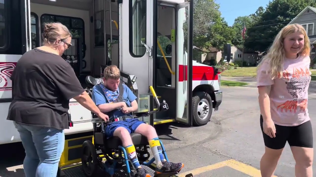 Bata Bus driver Kathy picking Sam up at IFS & dropping him off at home 8.18.25 @onthatnote 