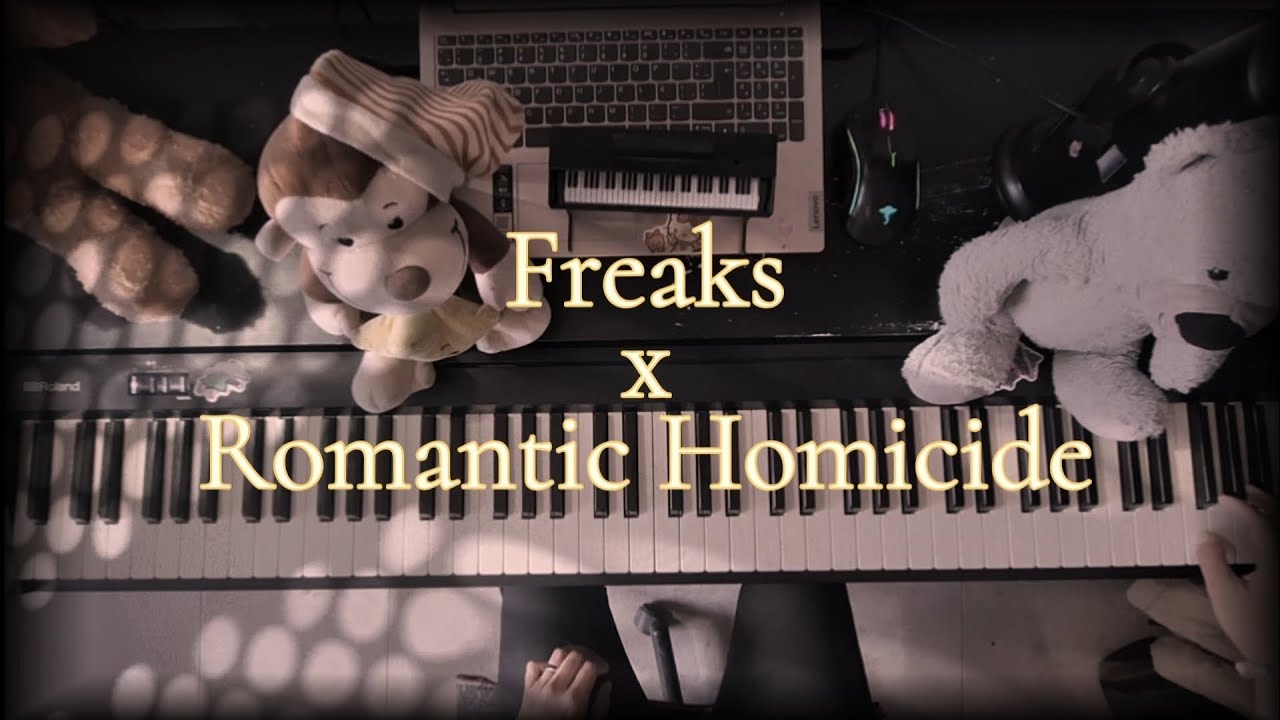 Freaks X Romantic Homicide by Surf Curse & d4vd (Piano Cover)