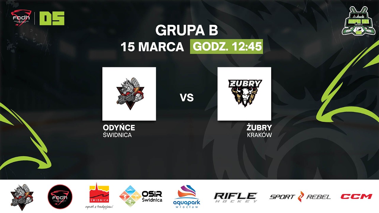 ODYŃCE Świdnica vs ŻUBRY Kraków - MPA26 DYWIZJA 5 ŚWIDNICA