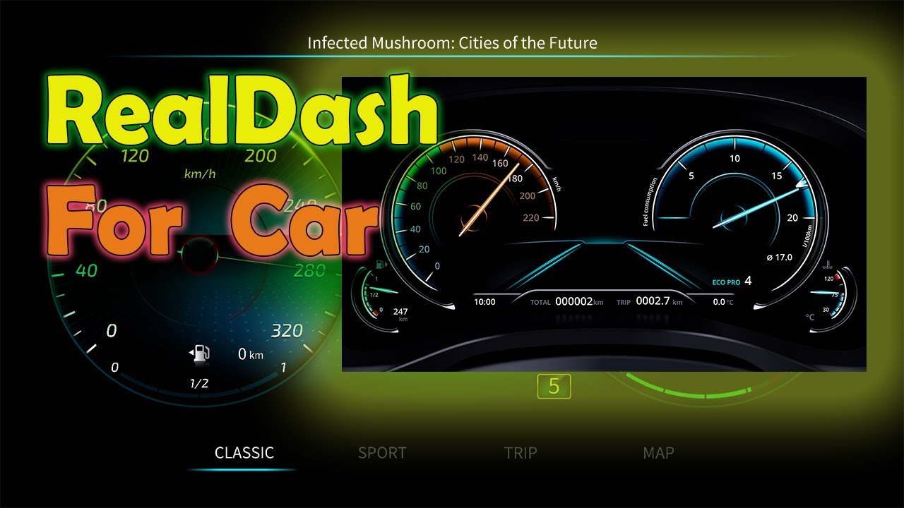 RealDash Car Launcher a Rich Look Dash Board for Android Car Stereo