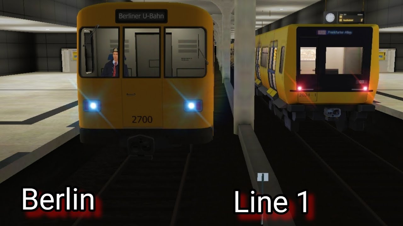 Berlin, U5 Line - Симулятор Поезда Метро