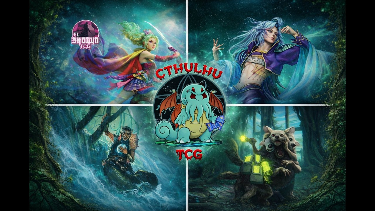 KONA VS KUJA VS LONIS VS TERRA - TRAINIG MATCH CTHULHU MTG-