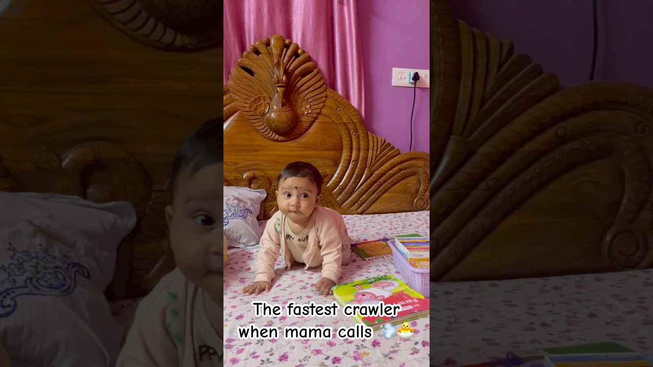 My 8-month-old crawling to mama 🥺💙 | Pure love moment 