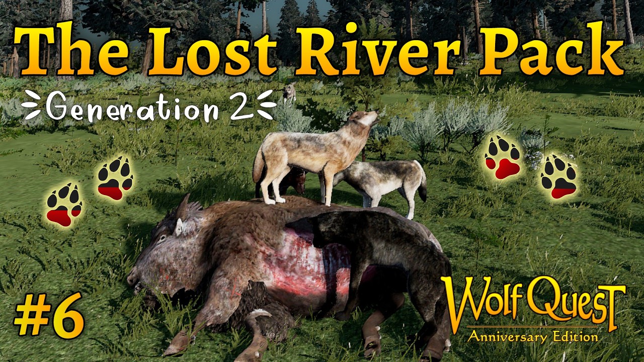 So Many Sick Pups 💔 Hunting Bison 🦬 Sable & The Lost River Pack: Generation 2 - WolfQuest Saga #6