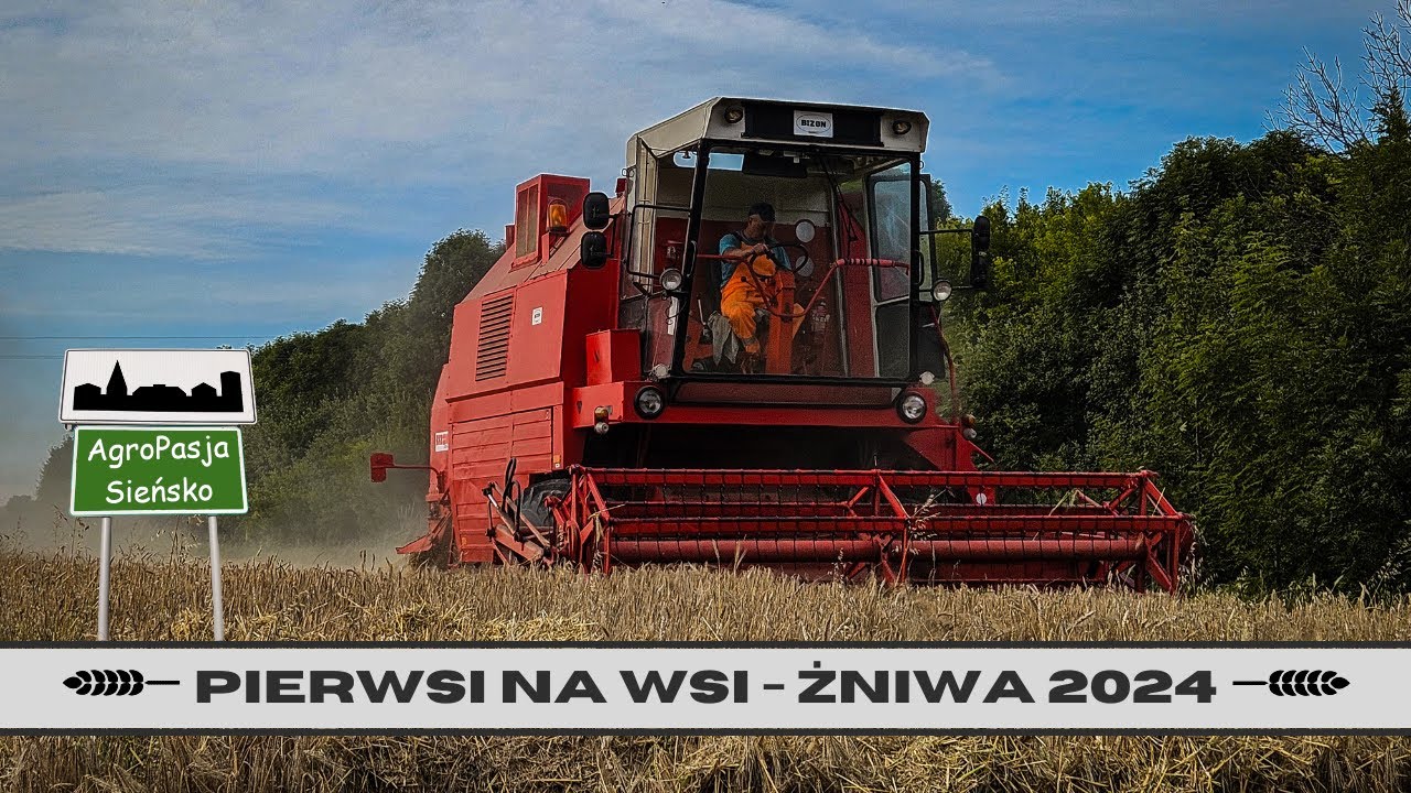 Pierwsi na wsi | Żniwa 2024 | Bizon Rekord Z058