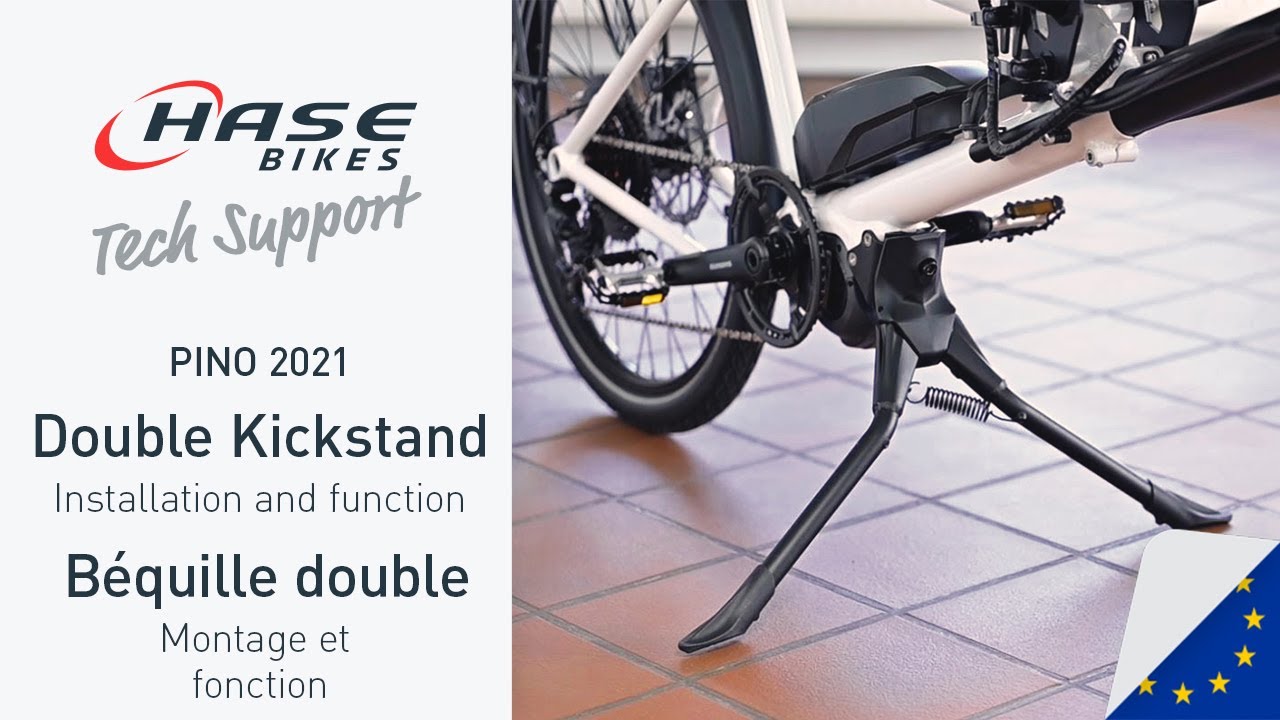 Double Kickstand - Installation & function(french subtitles) | PINO 2021 | Tech Support | HASE BIKES